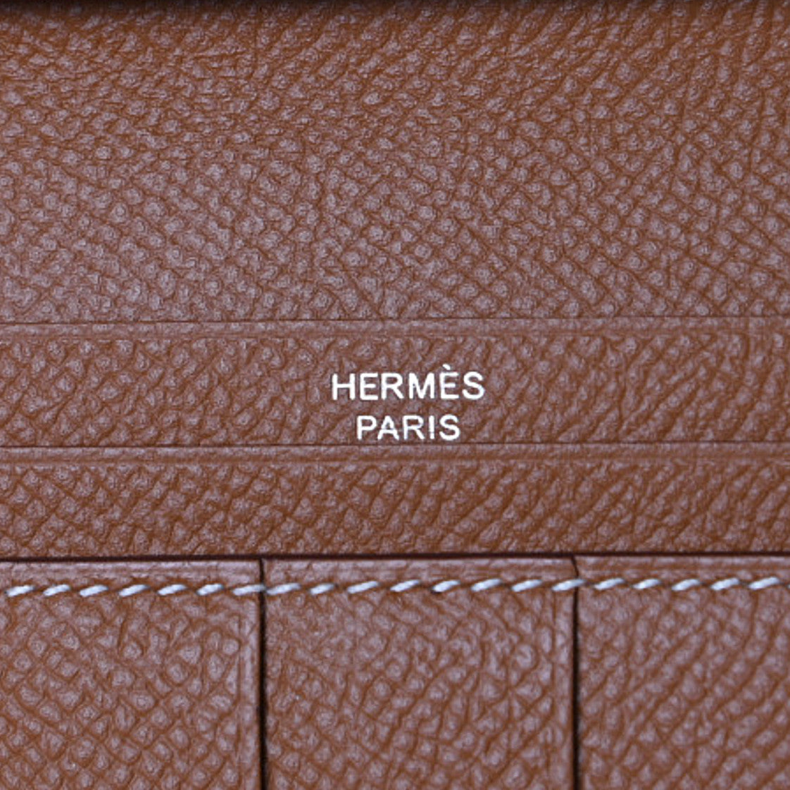 Hermes Epsom Bearn Gusset Wallet Gold 8 of 8