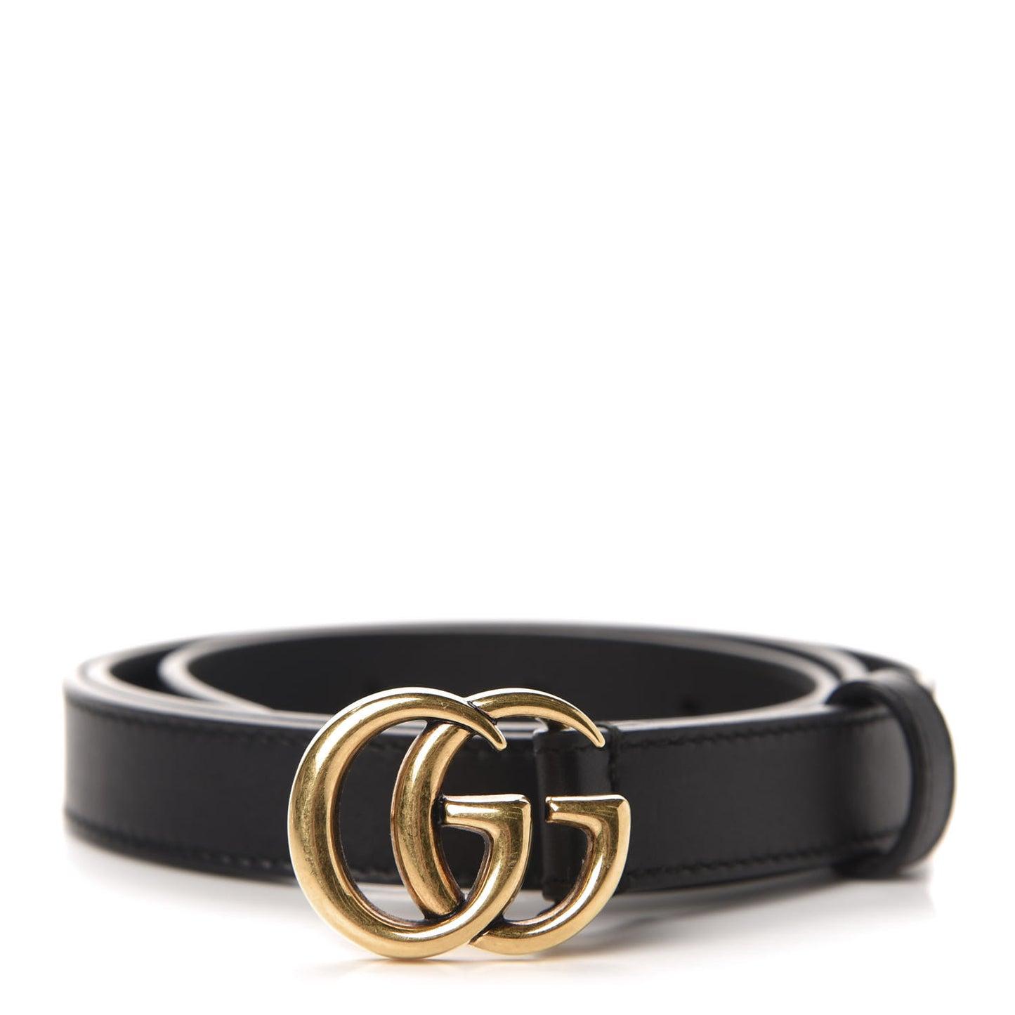 Calfskin Double G 20mm Belt 80 32 Black