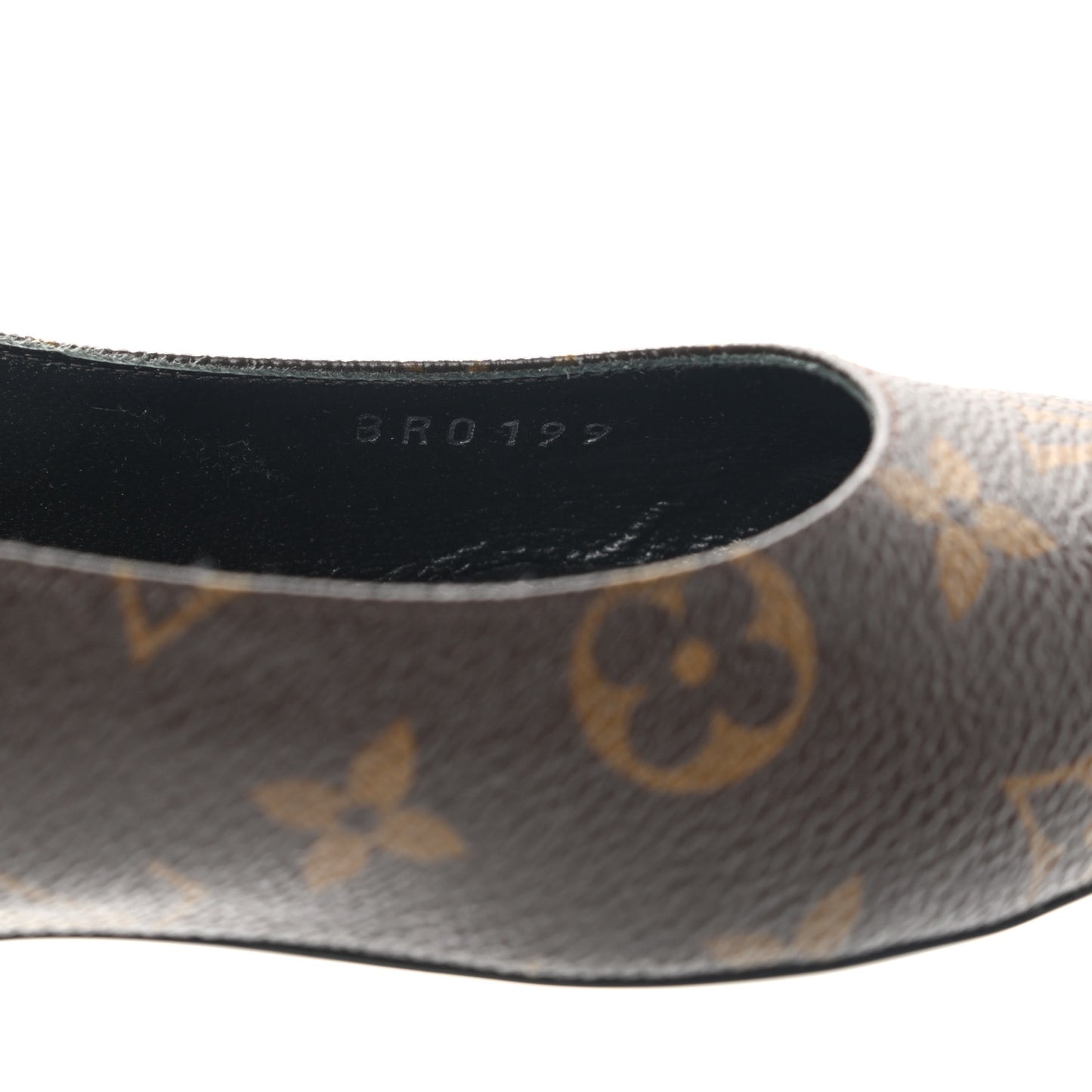 Patent Monogram Cherie Slingback Ballerina Flats 36