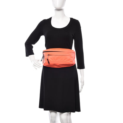 Prada Nylon Montagna Belt Bag Arancio Fluo 2 of 9