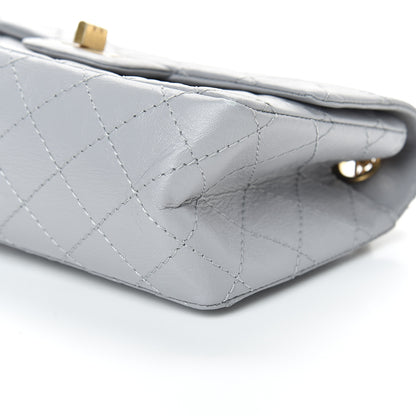 Chanel Aged Calfskin Quilted 2.55 Reissue Mini Flap Grey 9 of 11
