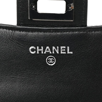 Chanel Aged Calfskin Quilted 2.55 Reissue Phone Holder With Chain So Black 7 of 12