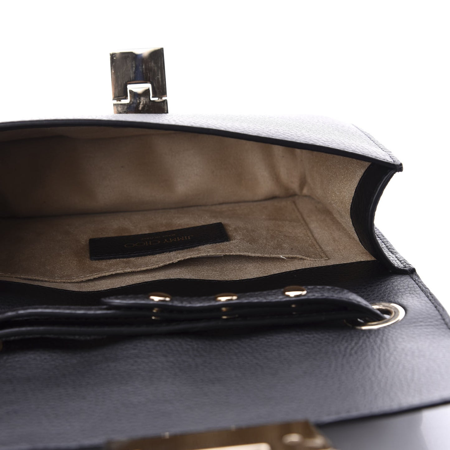 Grainy Pebbled Rebel Crossbody Bag Black