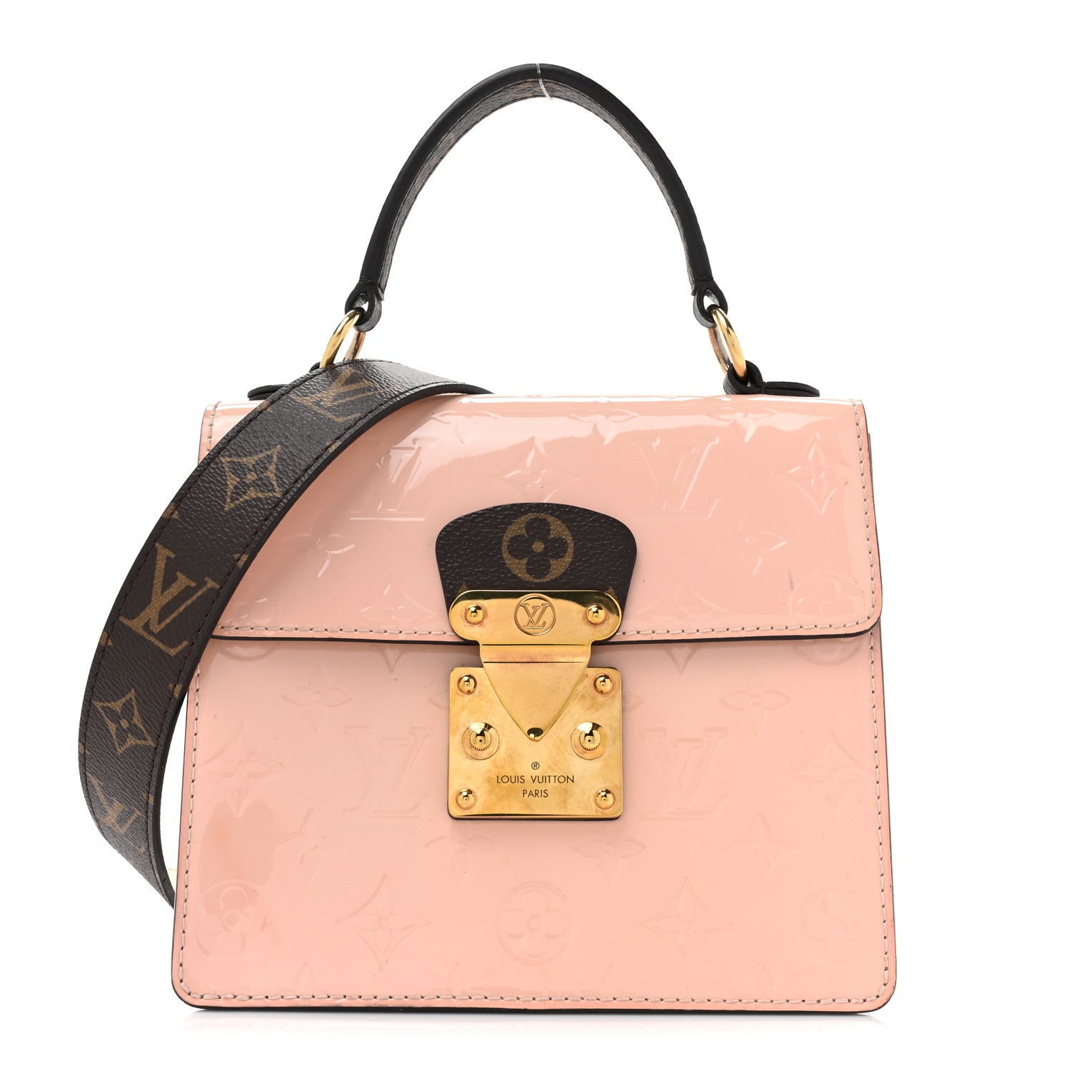 Louis Vuitton Vernis Epi Monogram Spring Street Rose Ballerine 1 of 17