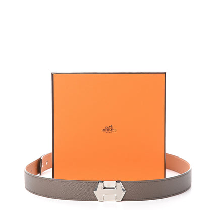 Hermes Epsom 32mm Super H Belt S Etain 7 of 7