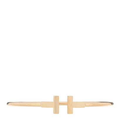 Tiffany 18K Rose Gold T Wire Bracelet 1 of 4