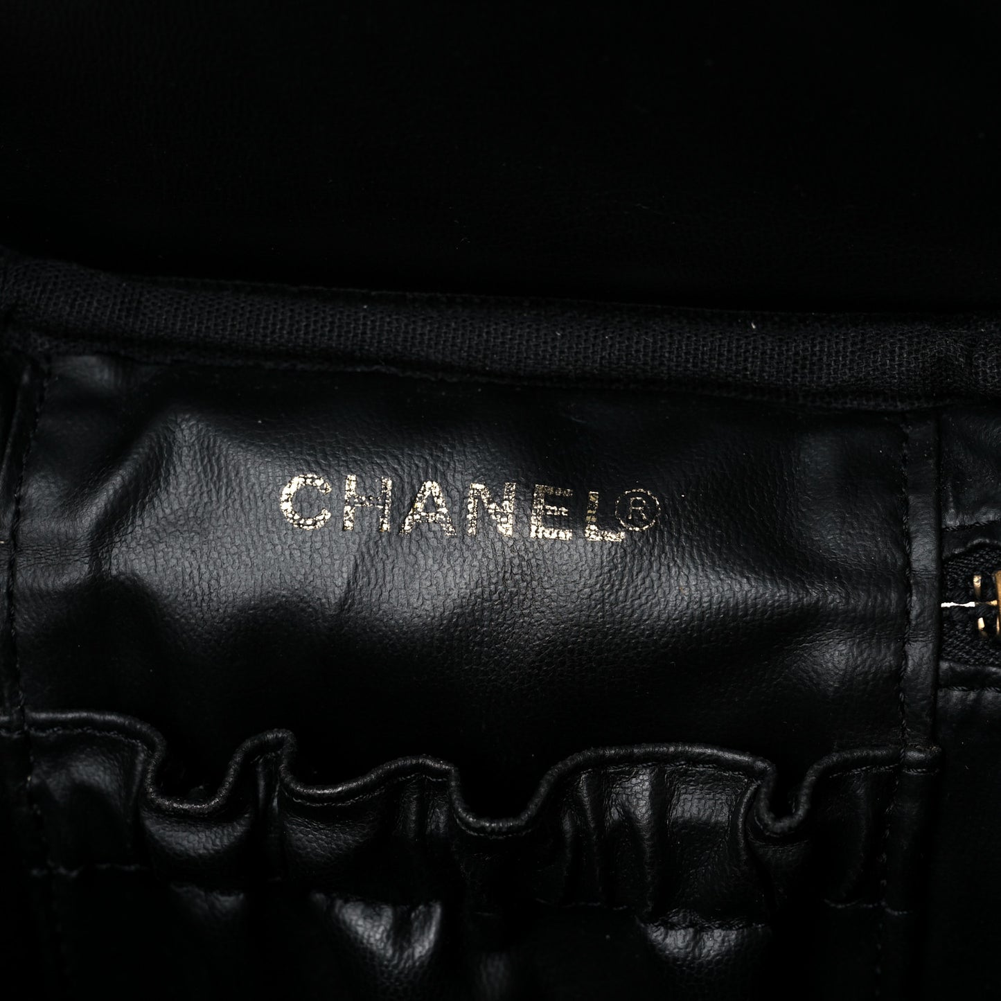 Caviar Cosmetic Vanity Bag Black
