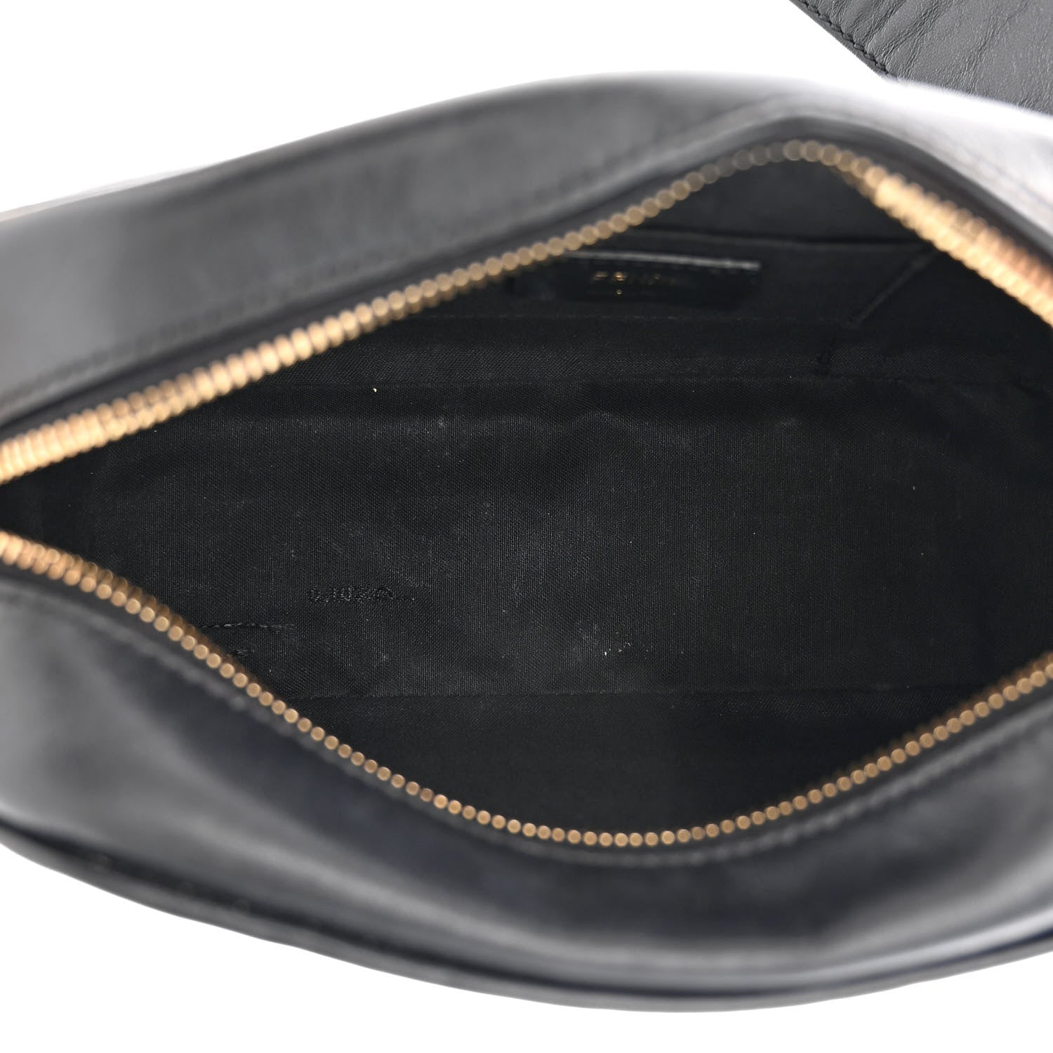 Fendi Vitello Century F is Fendi Bi-Color FF 1974 Embossed Camera Case Maya Black 5 of 17