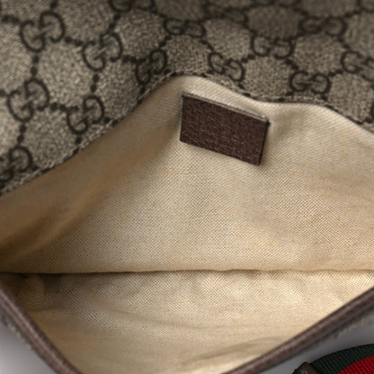 Gucci GG Supreme Monogram Neo Vintage Web Belt Bag Brown 5 of 11