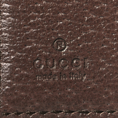 Gucci GG Supreme Monogram Web Ophidia French Flap Wallet Beige New Acero 7 of 12