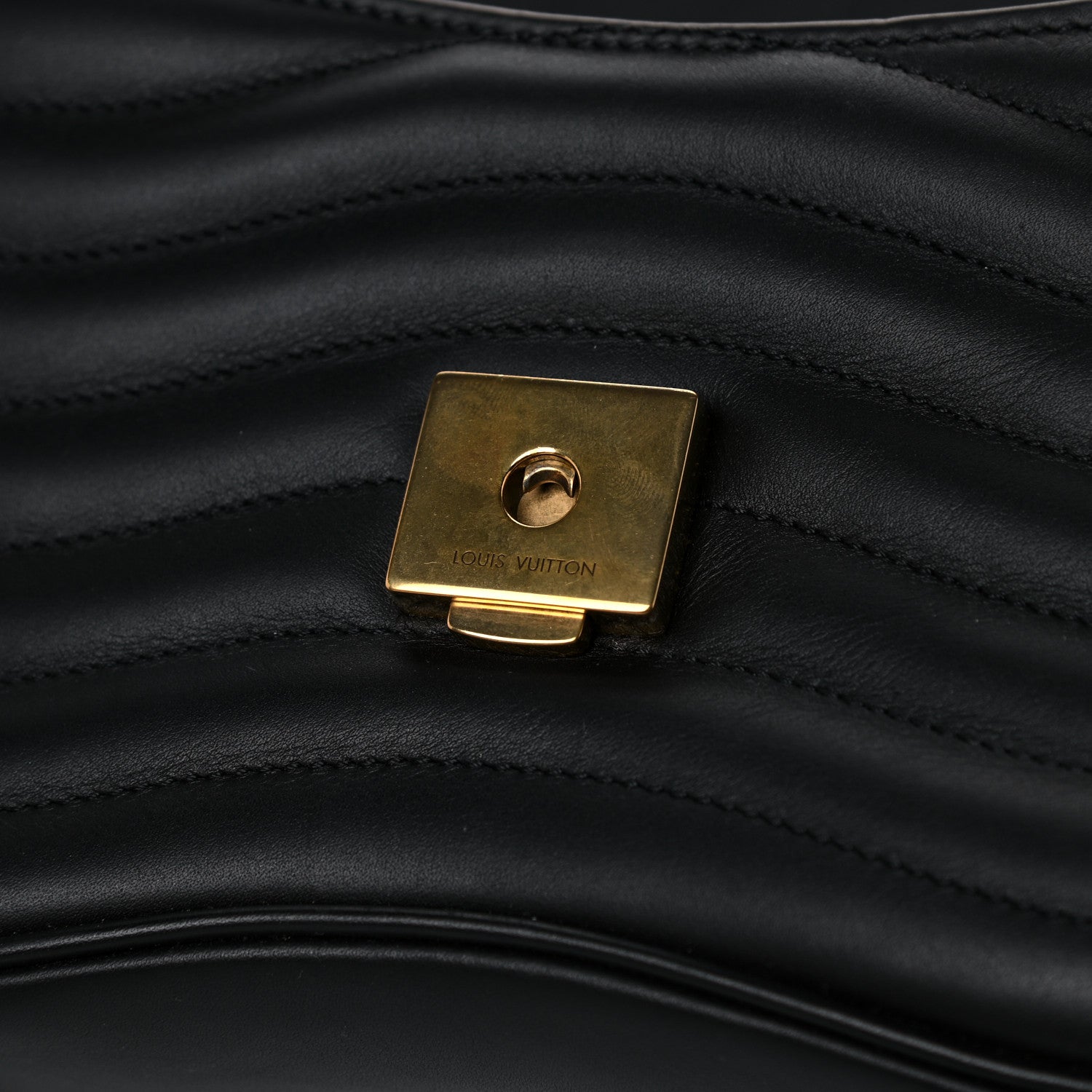 Louis Vuitton Calfskin New Wave Chain PM Black 12 of 13