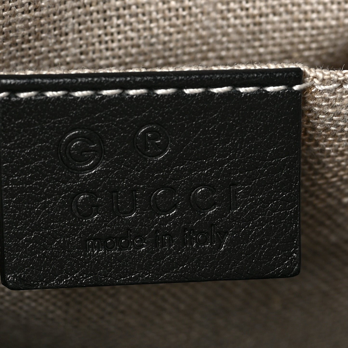 Microguccissima Mini Bree Messenger Bag Black