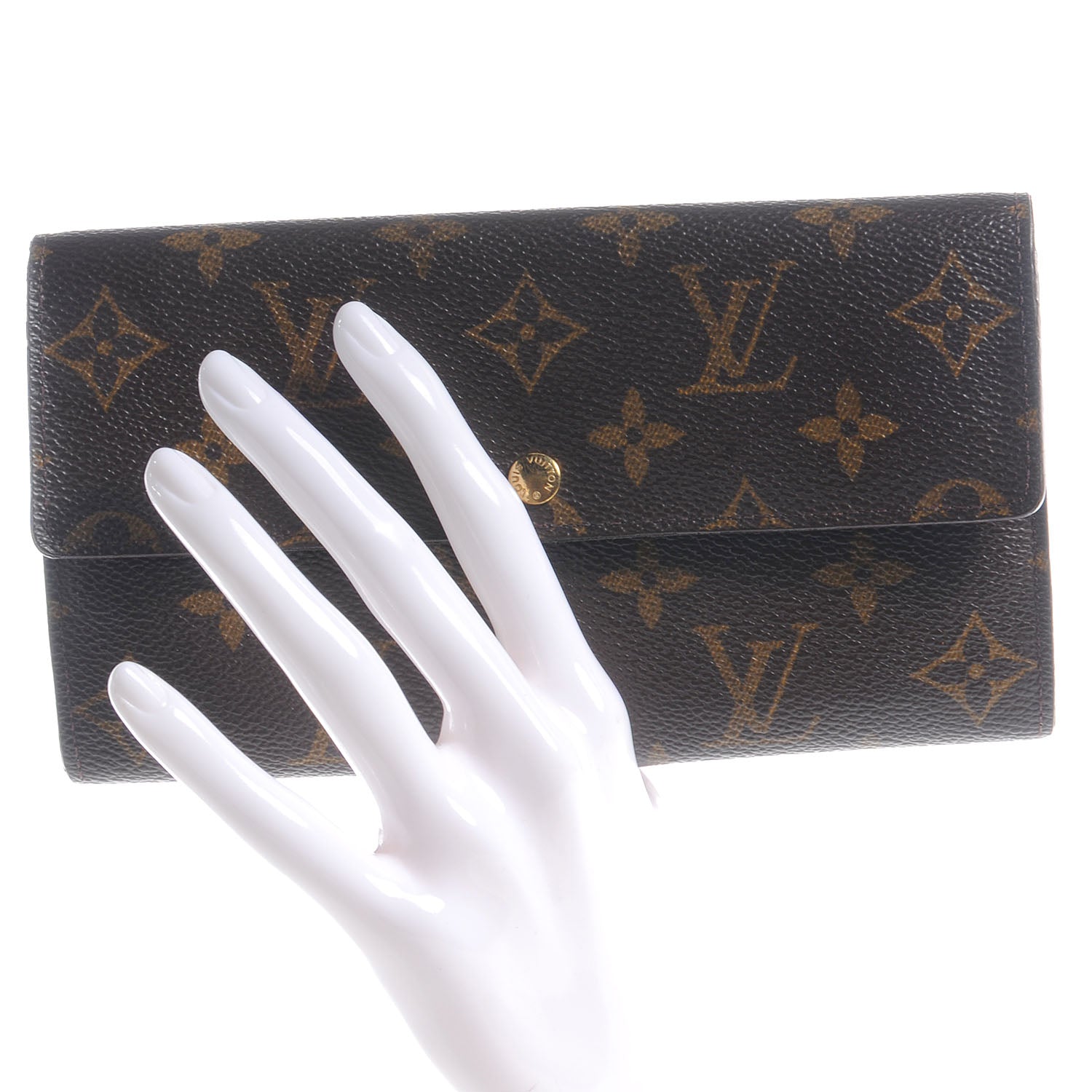 Louis Vuitton Monogram Sarah Wallet 2 of 8
