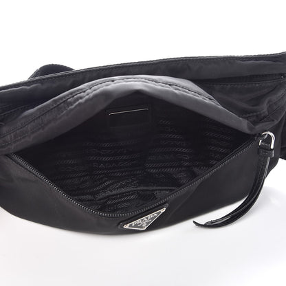 Prada Tessuto Nylon Saffiano Belt Bag Black 5 of 7