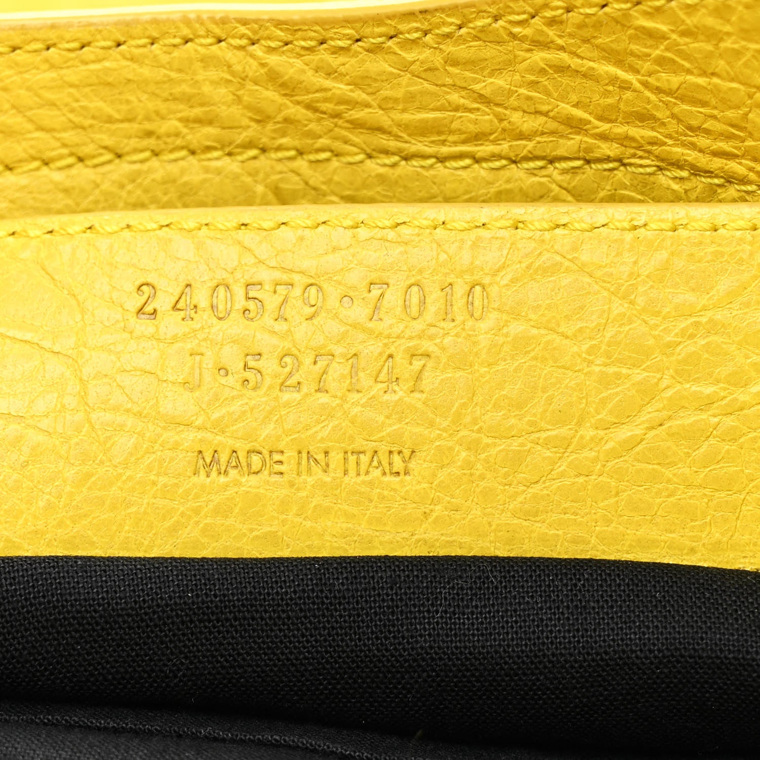 Balenciaga Agneau Classic Hardware Town Curry 8 of 12