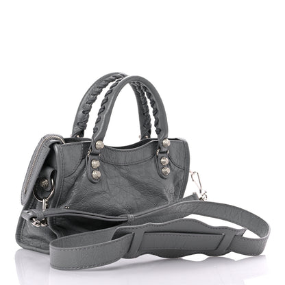 Balenciaga Agneau Giant 12 Silver Hardware Mini City Gris Haussmannien 3 of 11