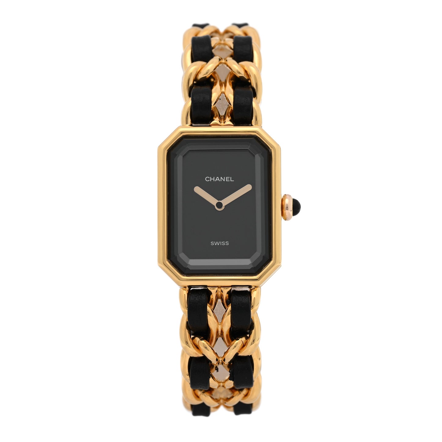 Stainless Steel Lambskin 20mm Chain Premiere Quartz Watch Gold M