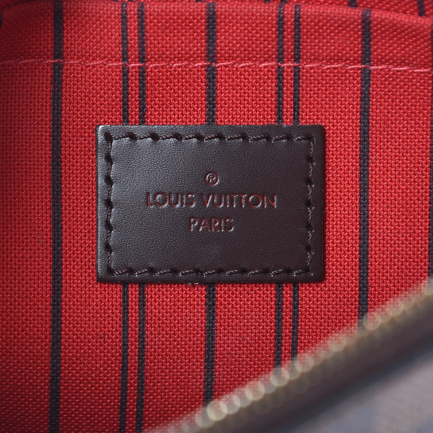 Louis Vuitton Damier Ebene Neverfull MM GM Pochette 6 of 12