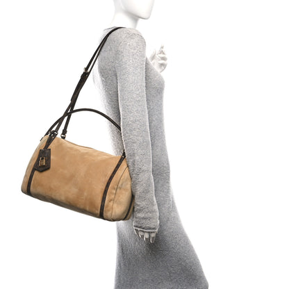 Louis Vuitton Suede Monogram Express MM Hazelnut 2 of 11