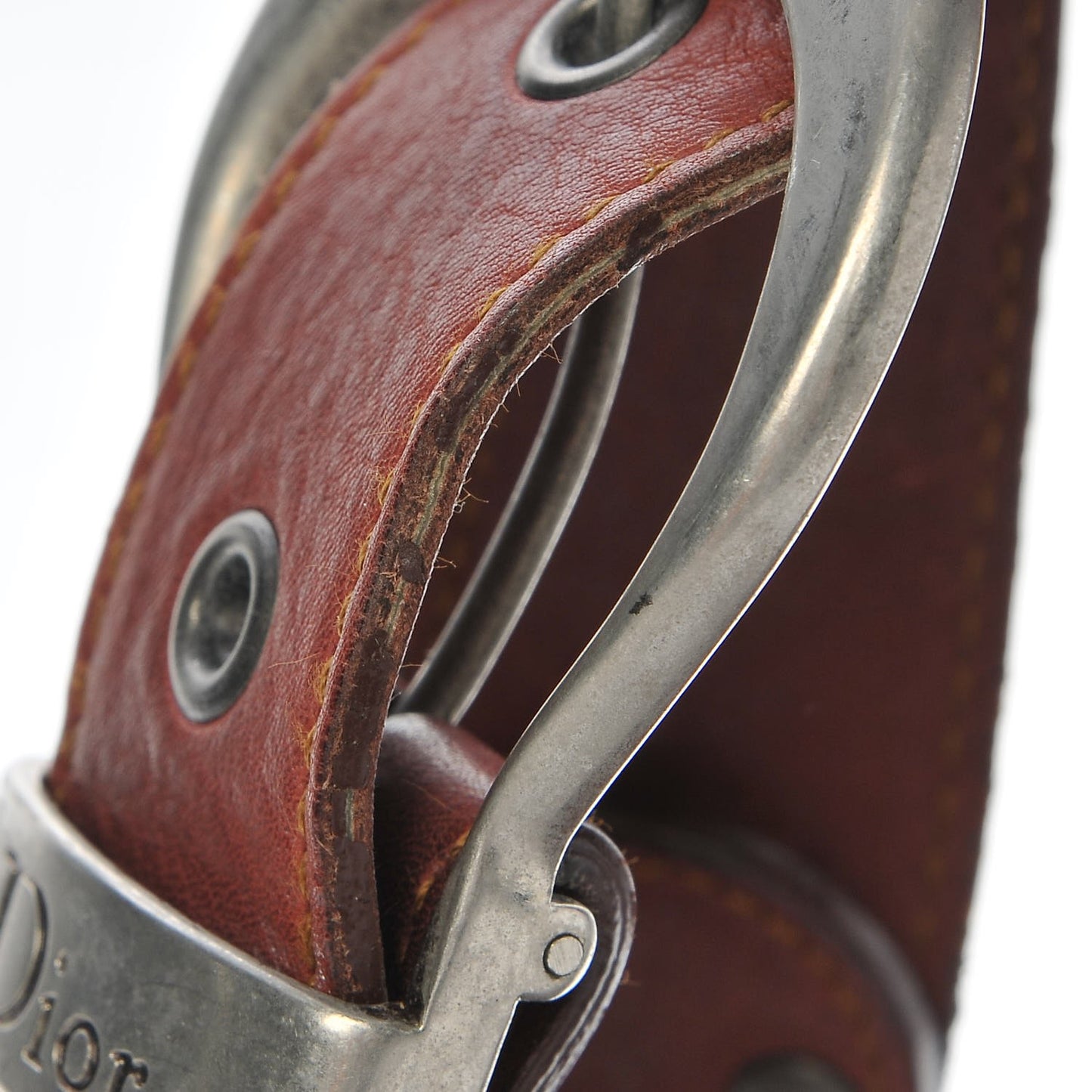 Calfskin Medium Gaucho Double Saddle Bag Red