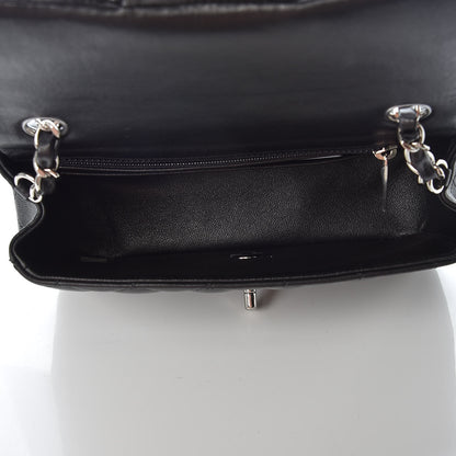 Chanel Lambskin Quilted Mini Rectangular Flap Black 7 of 10