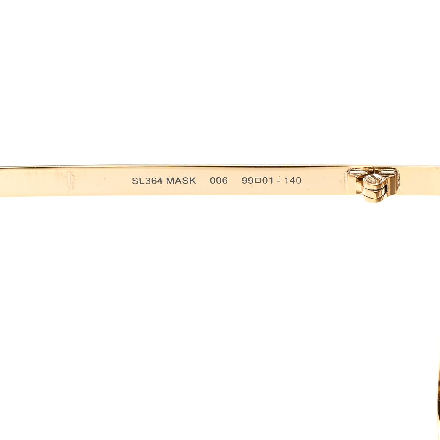 Metal SL 364 Mask Sunglasses Brown