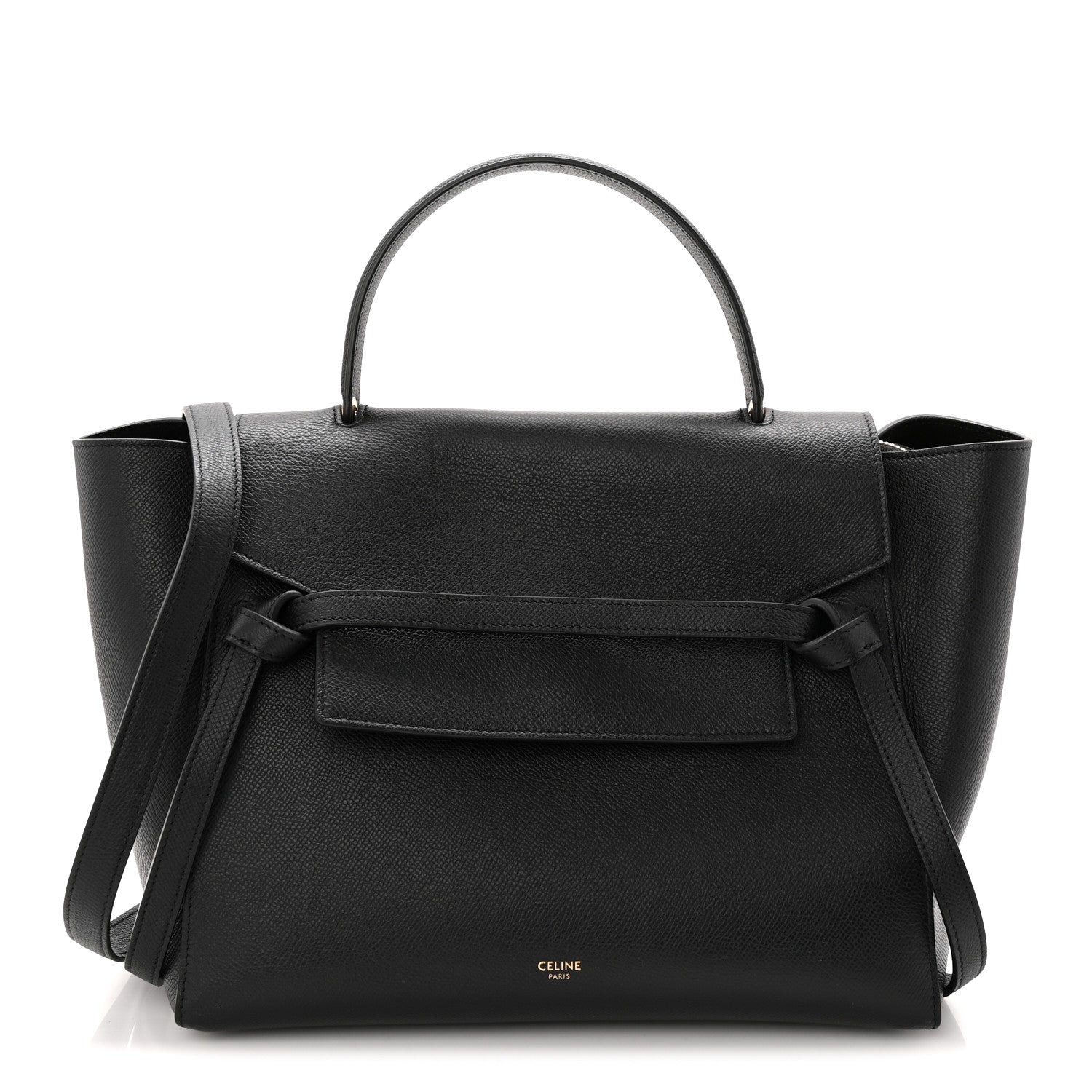 Celine Grained Calfskin Mini Belt Bag Black 1 of 11