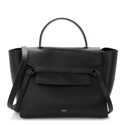 Celine Grained Calfskin Mini Belt Bag Black 1 of 11