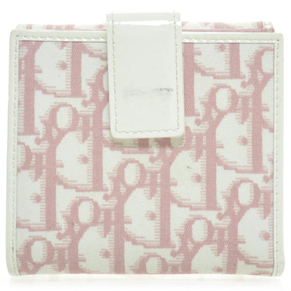 Christian Dior Canvas Patent Diorissimo Girly Wallet Pink 2 of 7