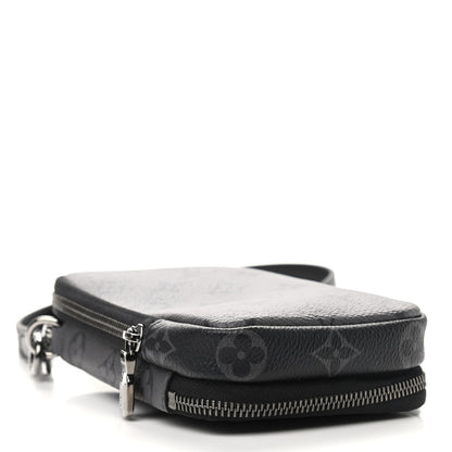 Louis Vuitton Monogram Eclipse Reverse Double Phone Pouch 4 of 7