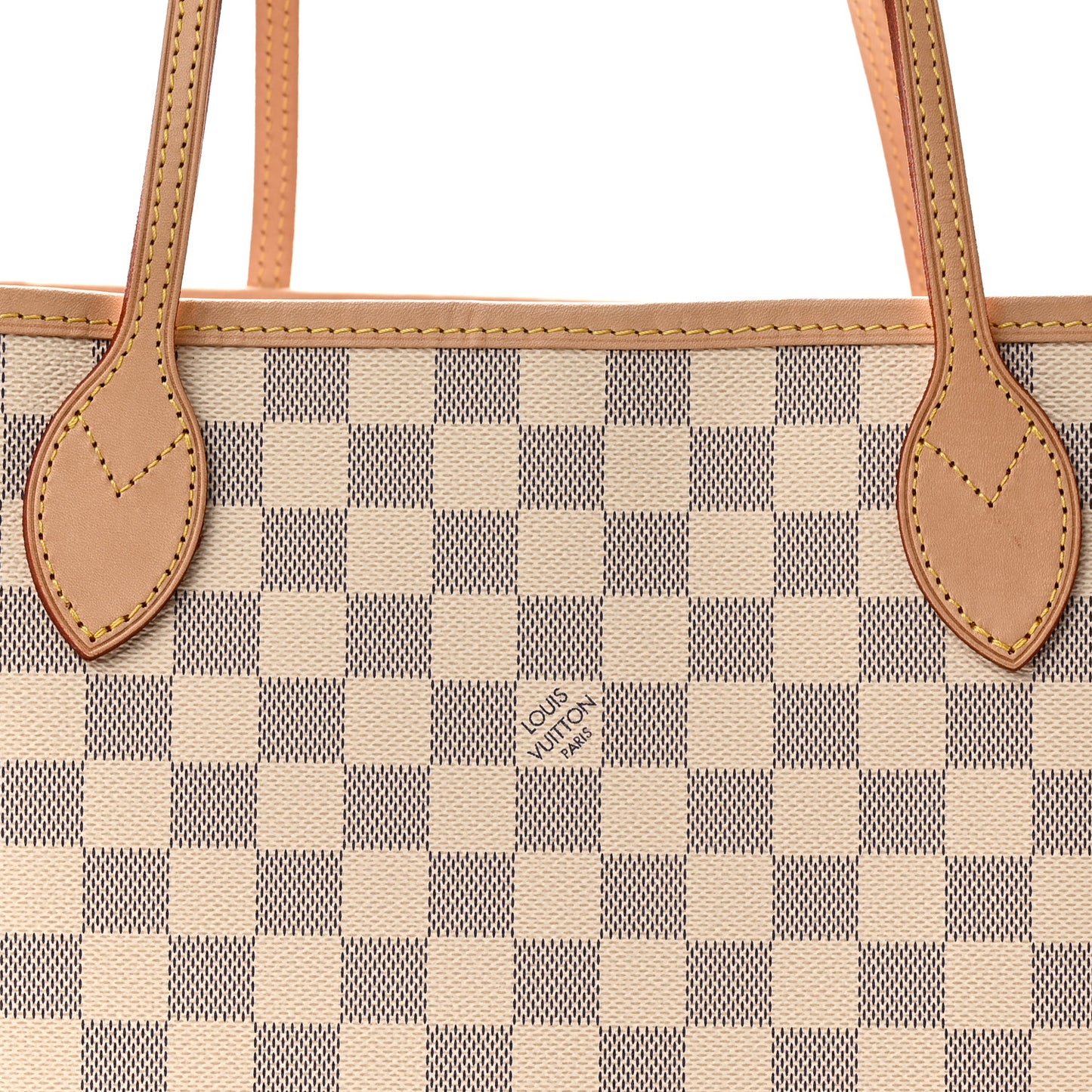 Damier Azur Neo Neverfull MM Rose Ballerine