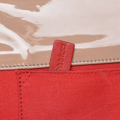 Christian Louboutin Patent Spikes Pigalle Clutch Nude 7 of 8