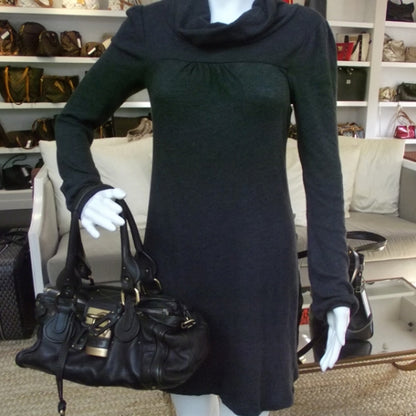 Chloe Leather Medium Paddington Satchel Kaki 2 of 17