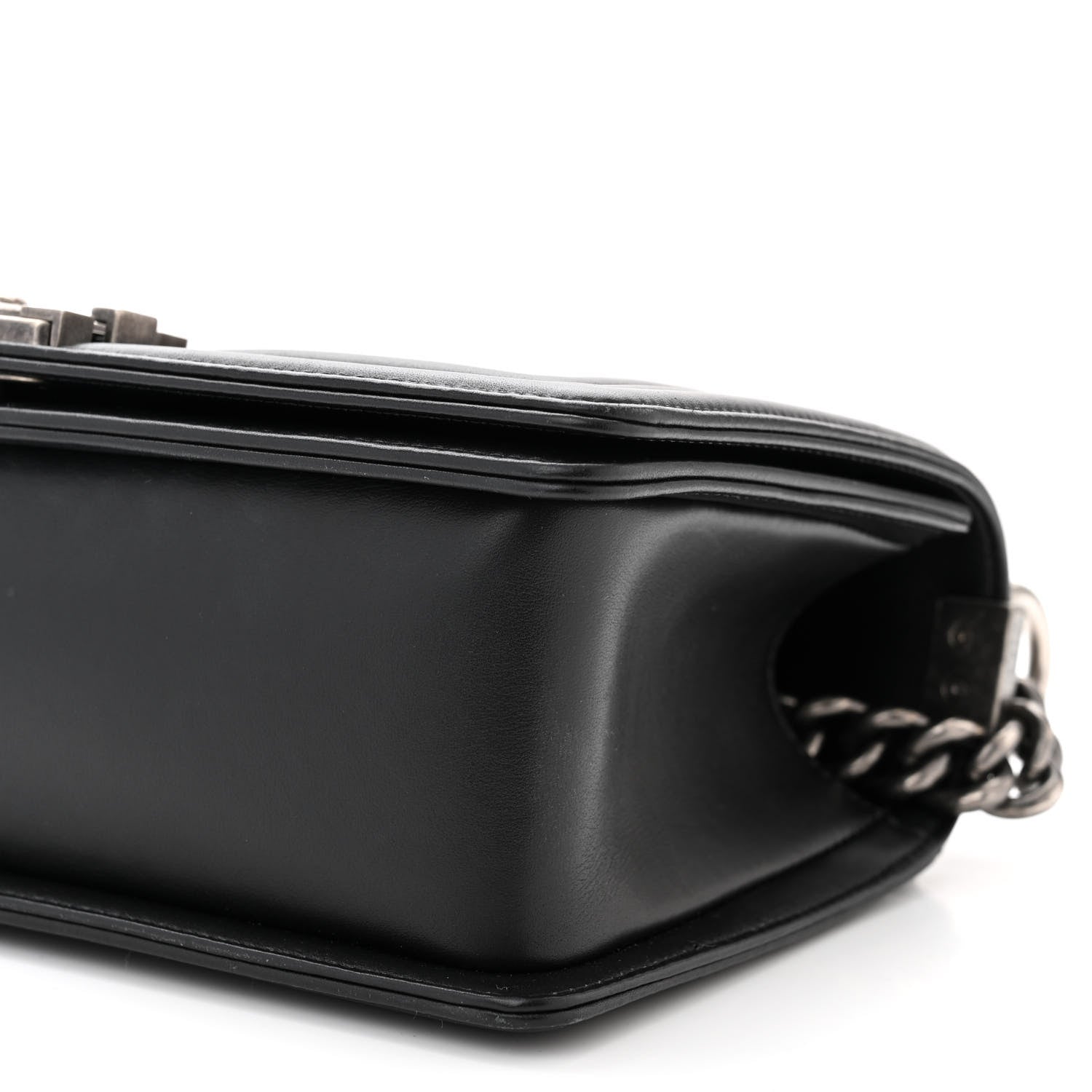 Chanel Lambskin Quilted Medium Boy Flap Black 10 of 11