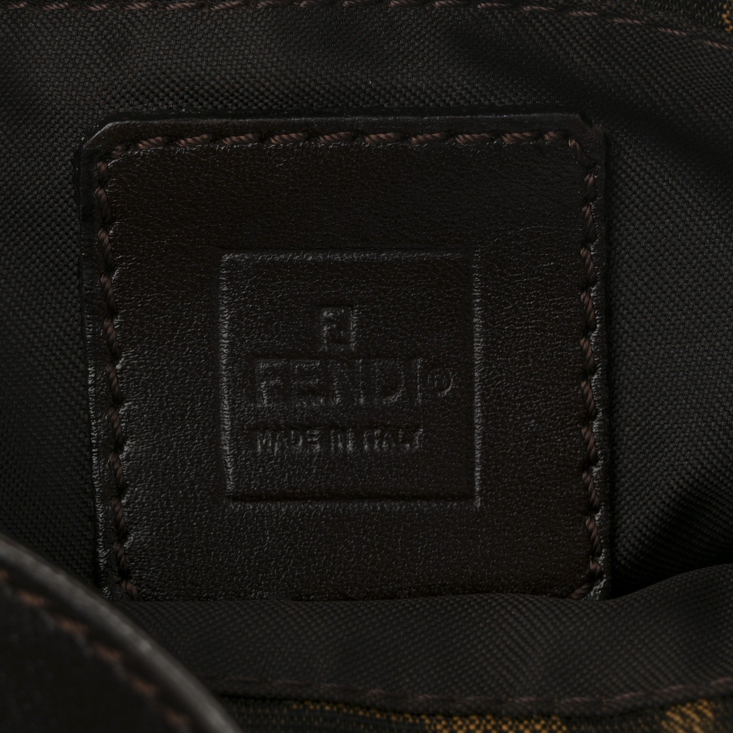 Fendi Zucca Shoulder Bag Tobacco 6 of 9