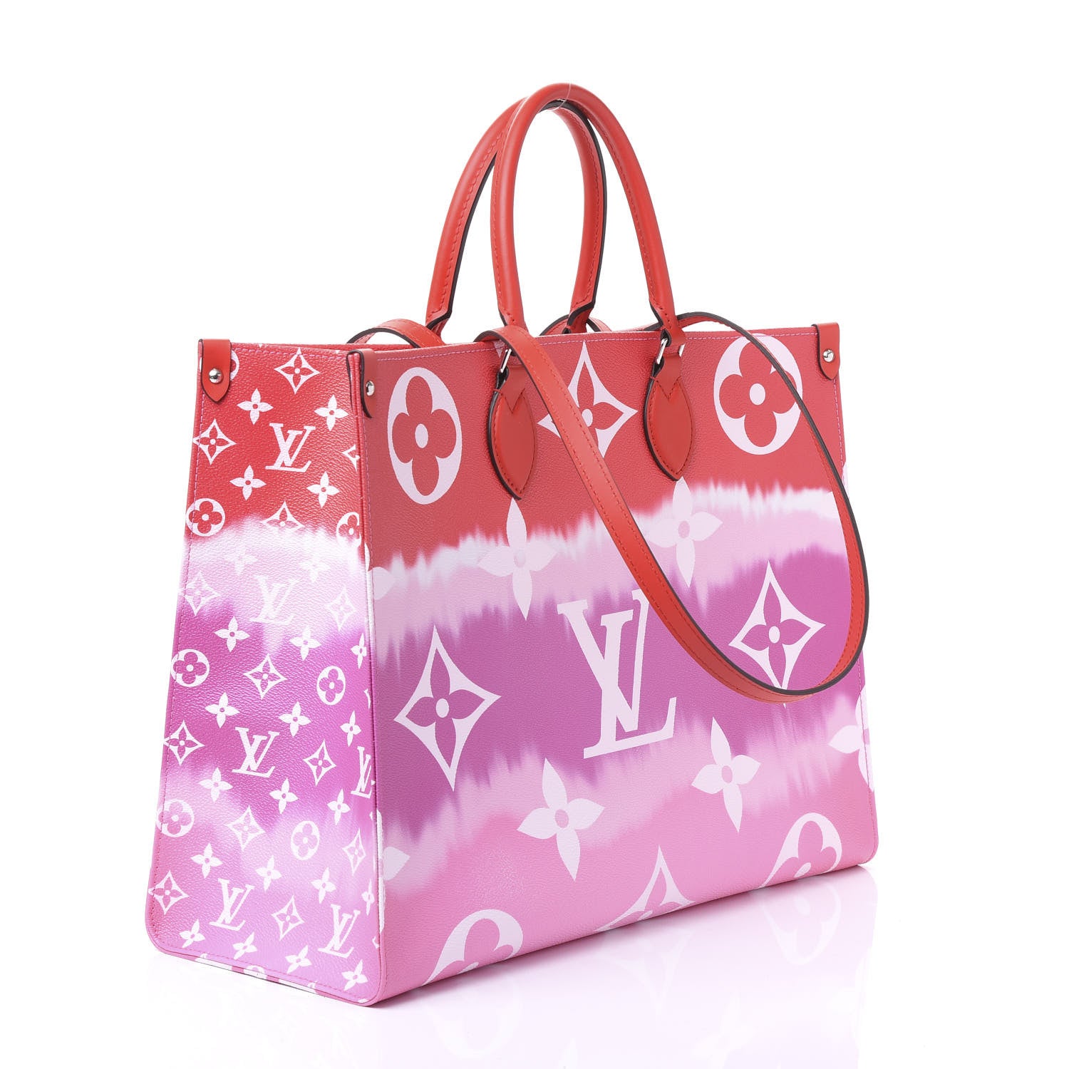 Louis Vuitton Monogram Escale Onthego GM Rouge 2 of 9
