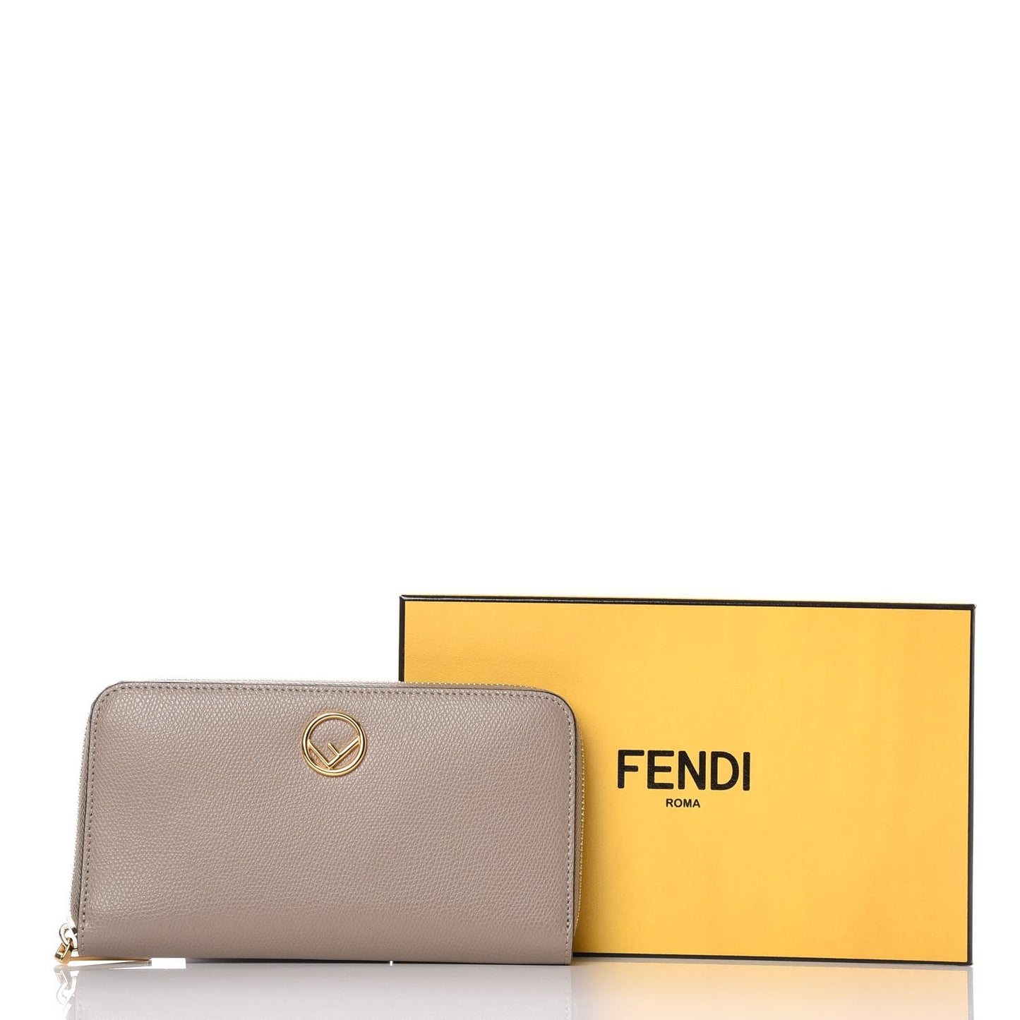 Vitello Cruise F is Fendi Zip Around Wallet Tortora