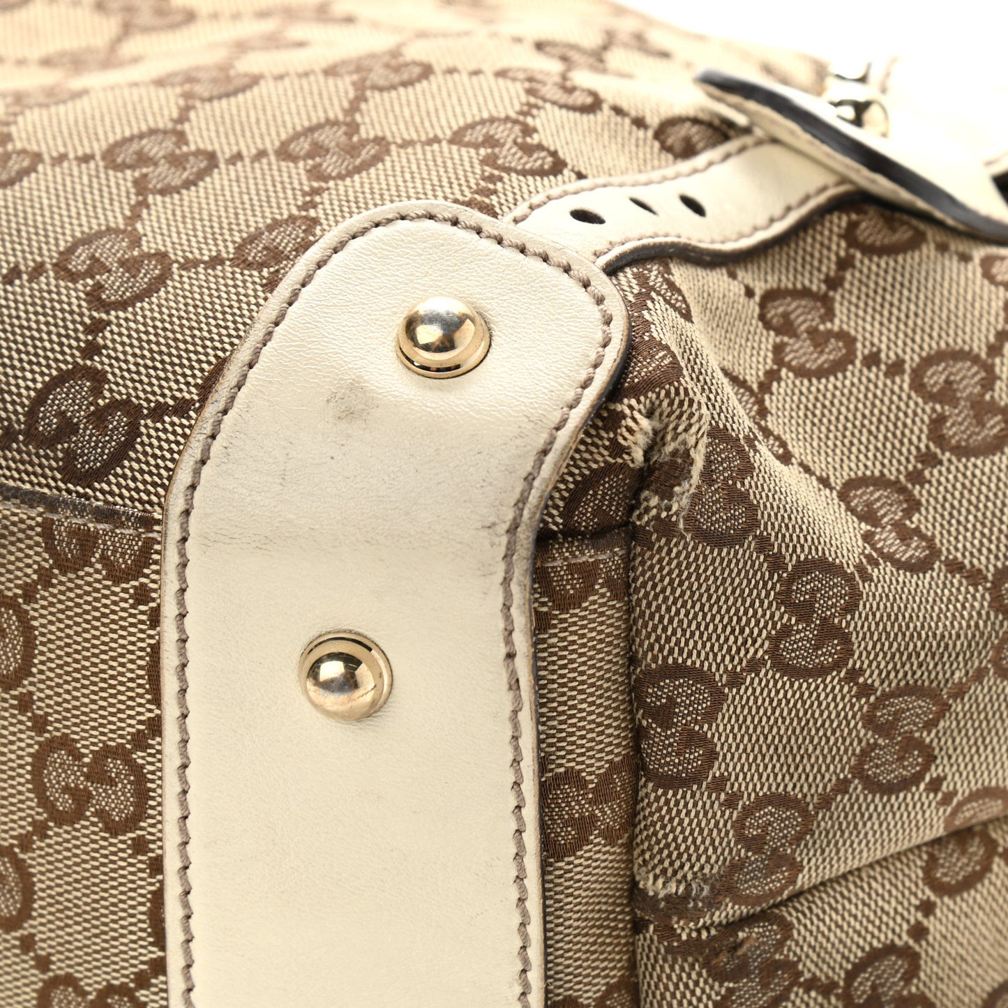 Monogram Small Pelham Shoulder Bag Off White