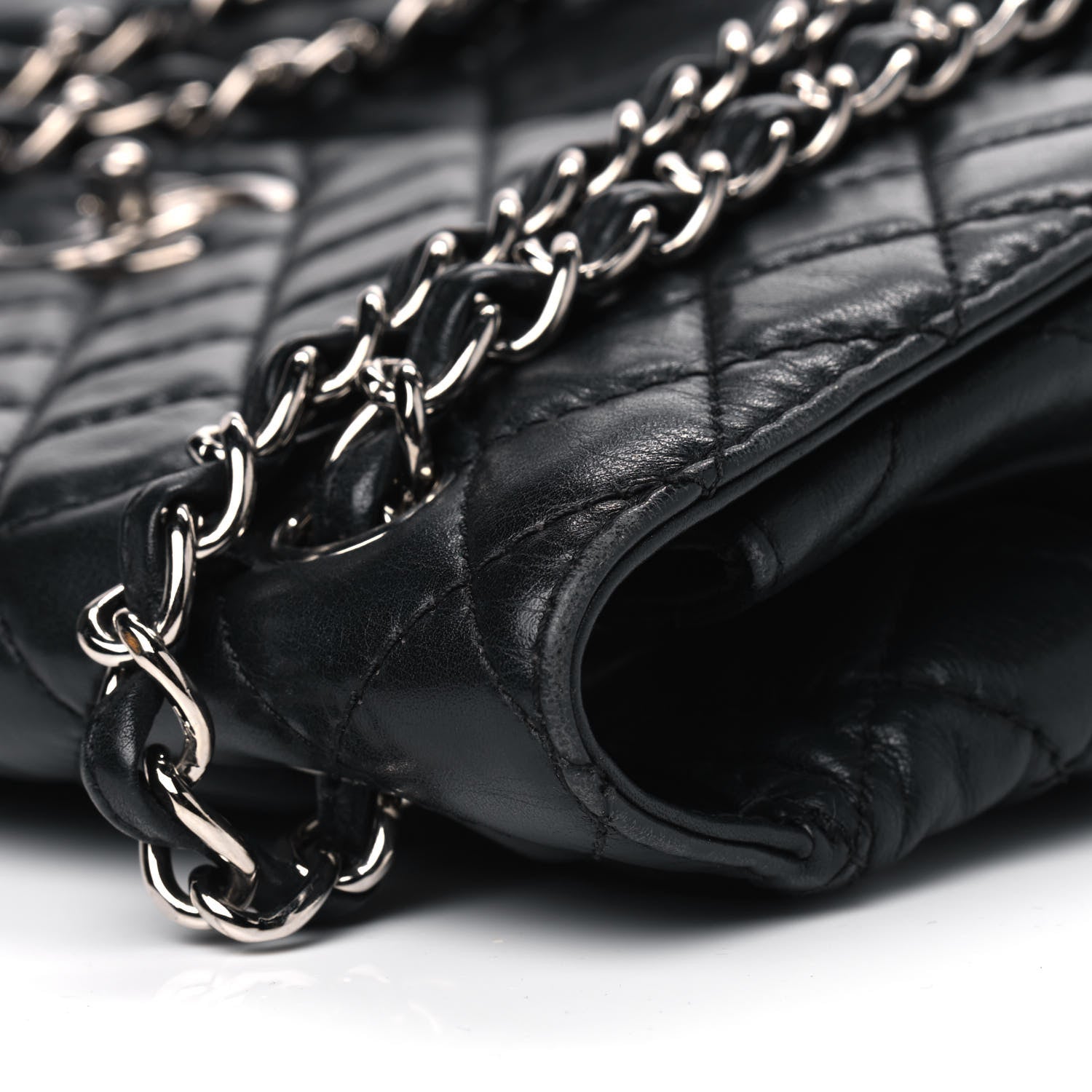 Chanel Calfskin Quilted In The Business Flap Bag Black 11 of 12