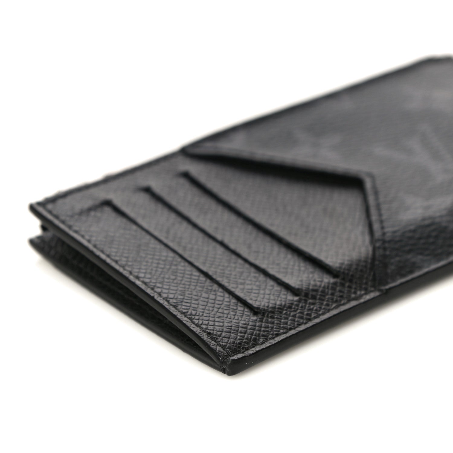Louis Vuitton Monogram Eclipse Taiga Coin Card Holder 8 of 9