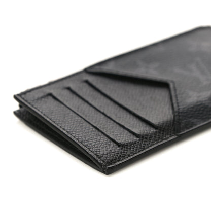Louis Vuitton Monogram Eclipse Taiga Coin Card Holder 8 of 9