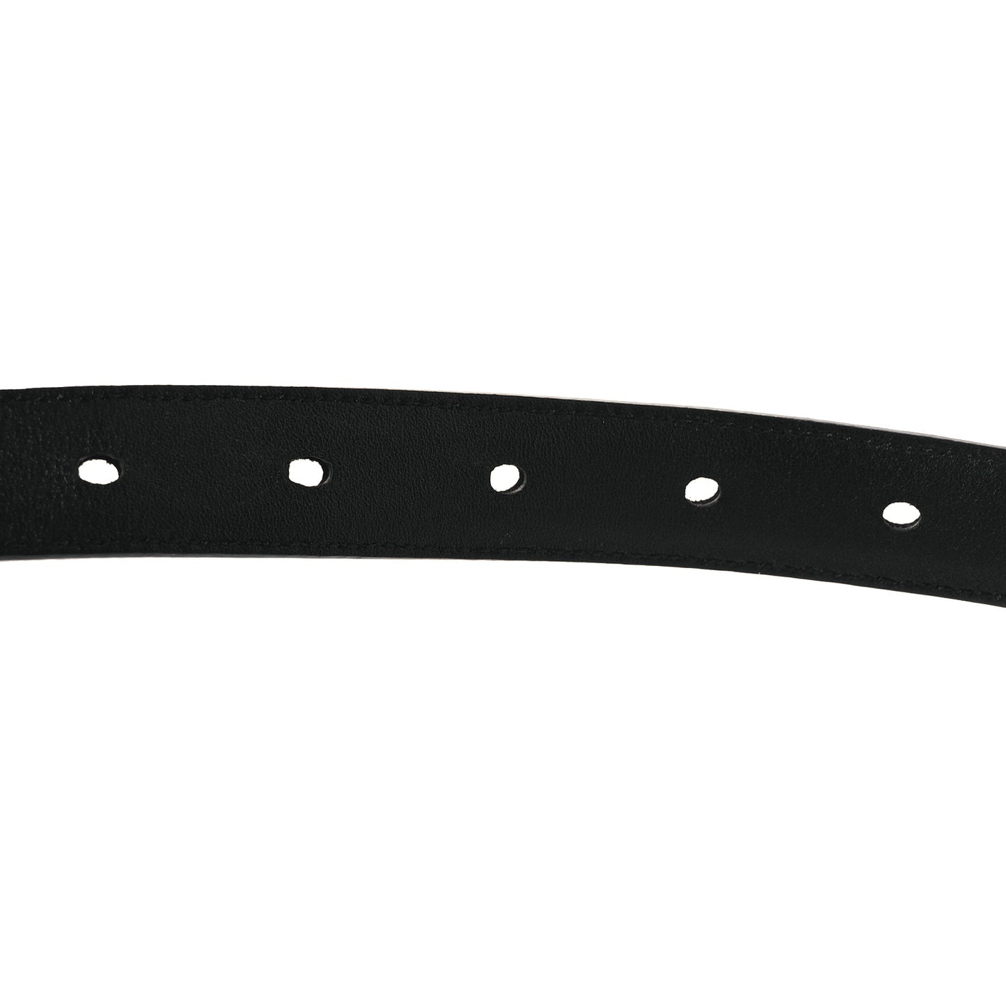 Smooth Calfskin Monogram Square Buckle Belt 80 32 Black