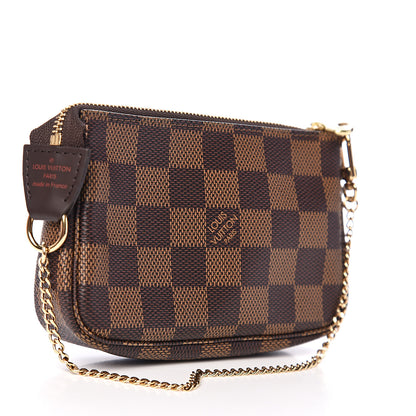 Louis Vuitton Damier Ebene Mini Pochette Accessories 2 of 7