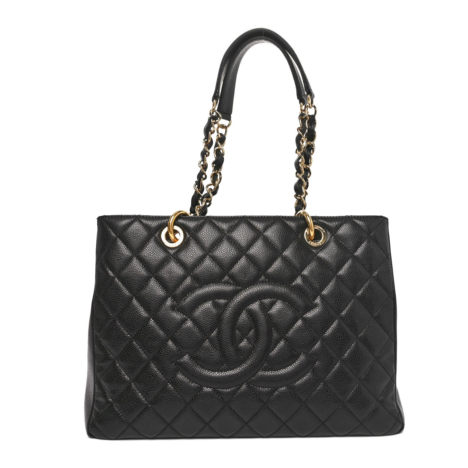 Chanel Caviar Quilted Grand Shopping Tote GST Black 1 of 10