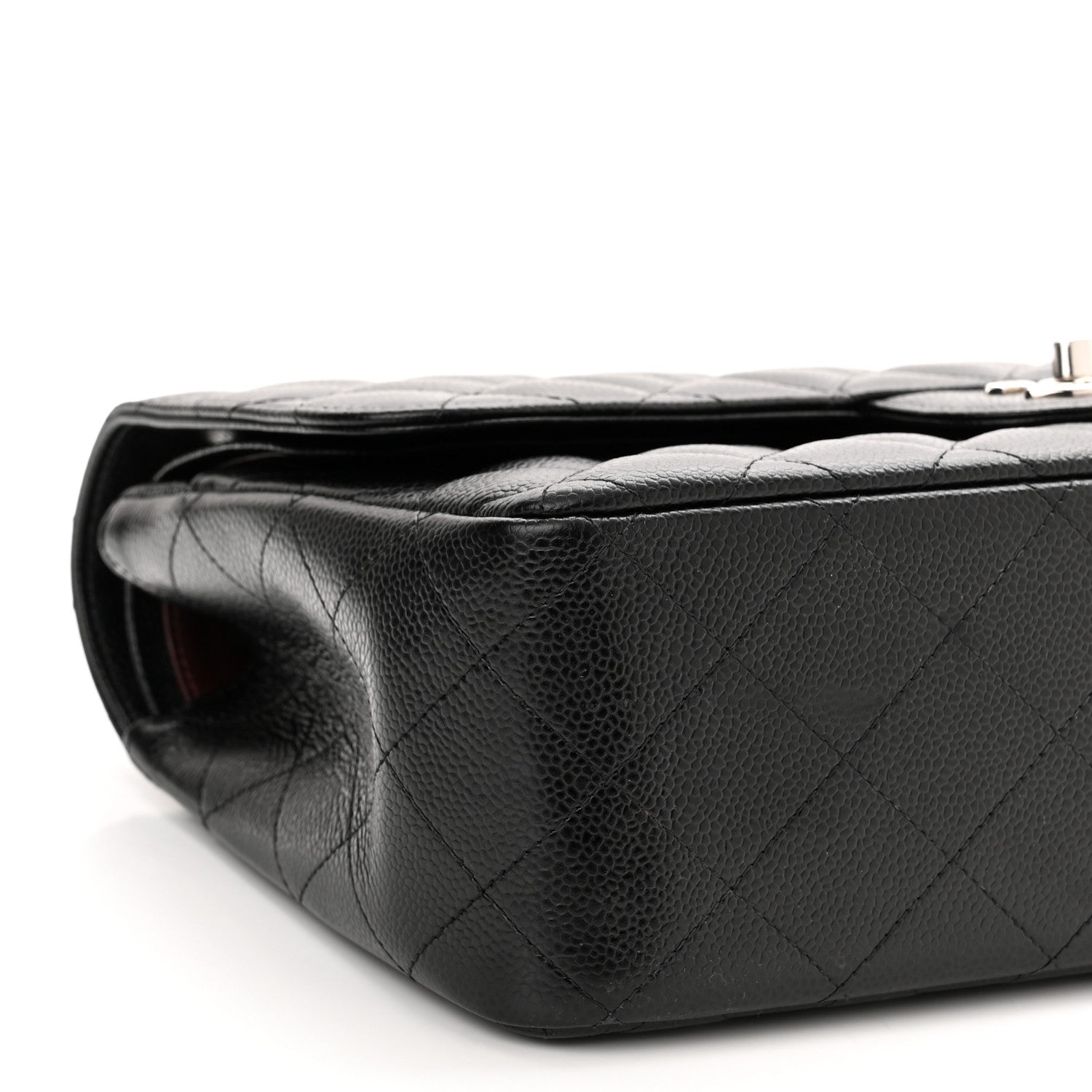 Chanel Caviar Quilted Jumbo Double Flap Black 9 of 11