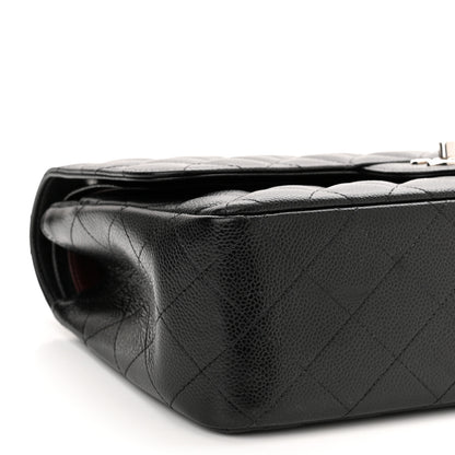 Chanel Caviar Quilted Jumbo Double Flap Black 9 of 11