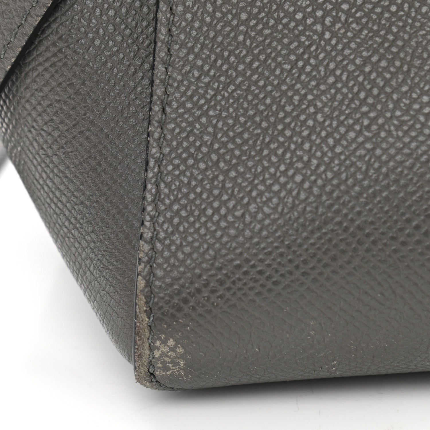 Celine Grained Calfskin Micro Belt Bag Grey 12 of 19