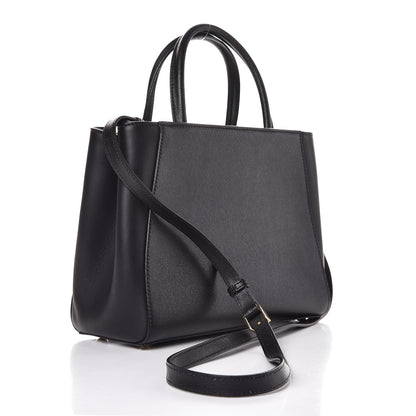 Fendi Vitello Elite Petite 2Jours Tote Black 3 of 8