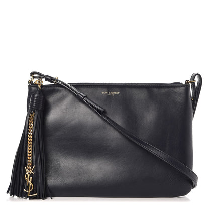 Saint Laurent Calfskin Teen Monogram Crossbody Bag Deep Marine 1 of 8