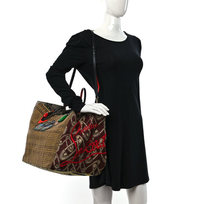 Christian Louboutin Tissu Calfskin Africaba Tote Multicolor 2 of 8